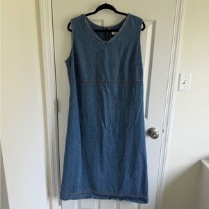 Classic Denim Sleeveless Dress